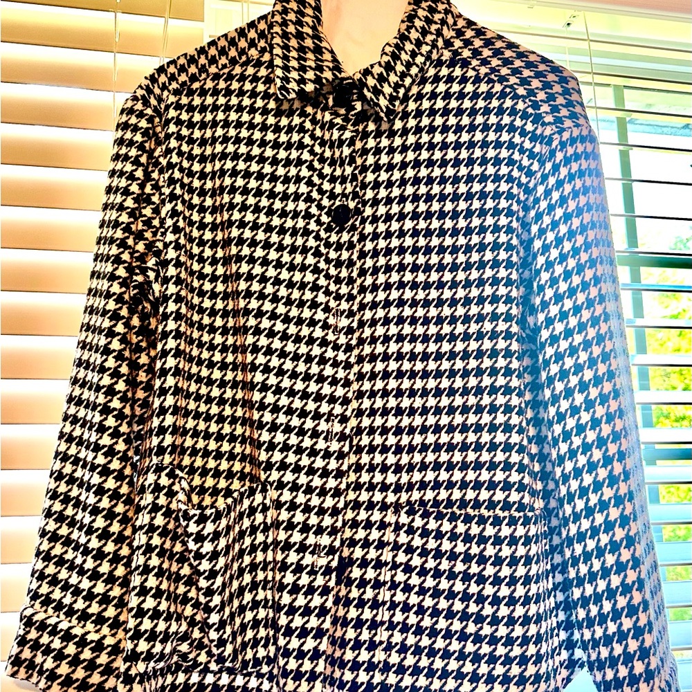 Karen Kane Houndstooth Jacket